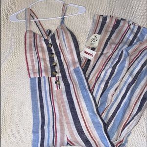 striped jumpsuit